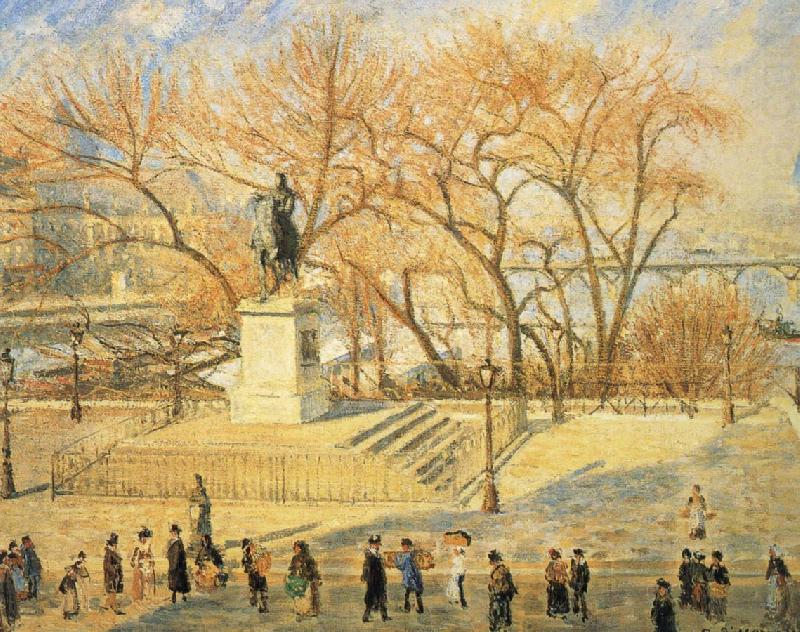 The statue of the morning sun, Camille Pissarro